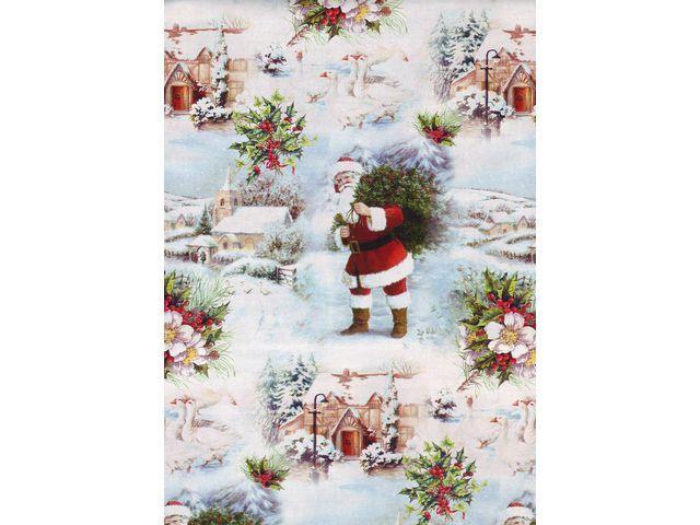 Hedlunds Of Sweden Julpapper 57cmx154m White Christmas