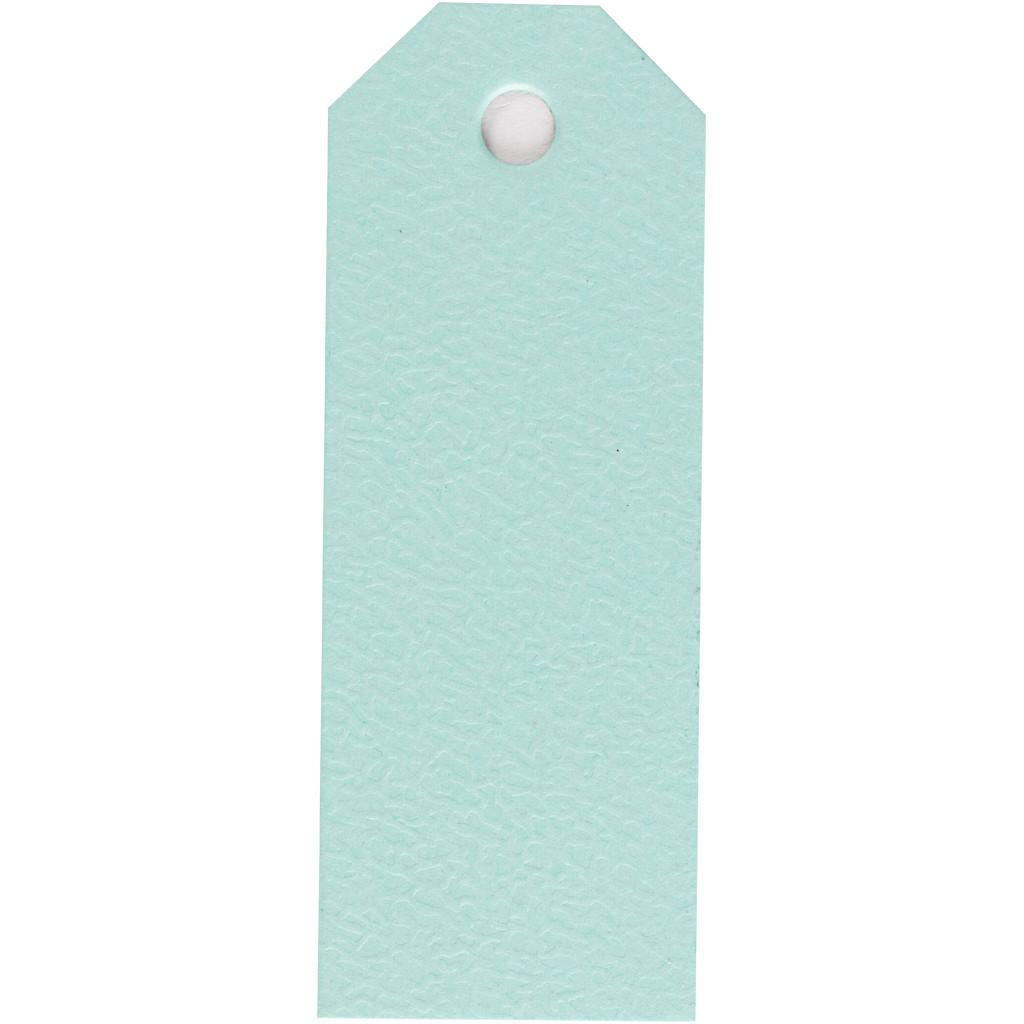 Manillamärken, ljusblå, 3x8 cm, 220 g, 20 st. 1 förp