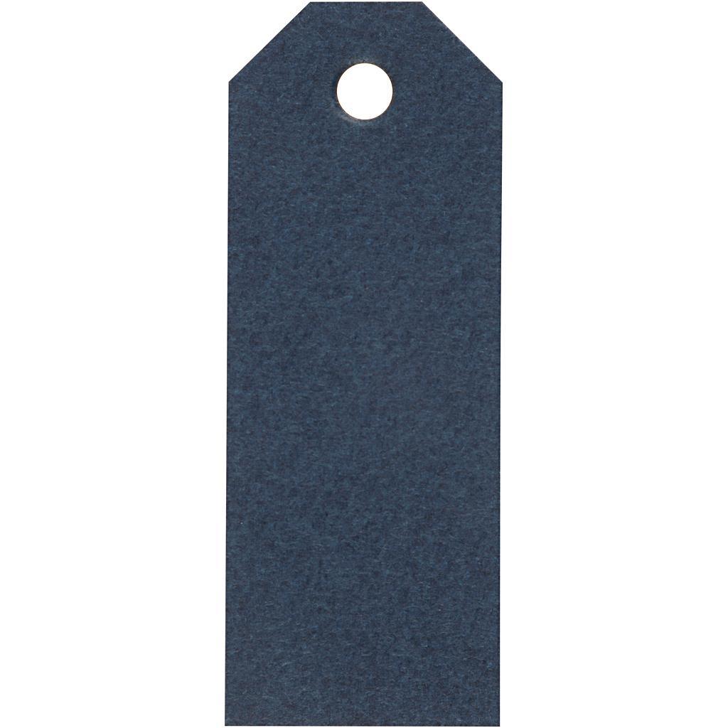 Manillamärken, 3x8 cm, 220 g, blå, 20 st. 1 förp
