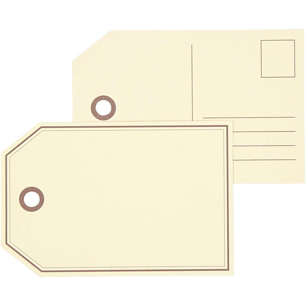 Vivi Gade Presentetiketter/postkort stl. 15x10 cm 300 g 10 st