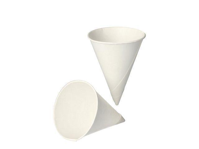 Papstar Spetsbägare Sockerrör 120 ml vit