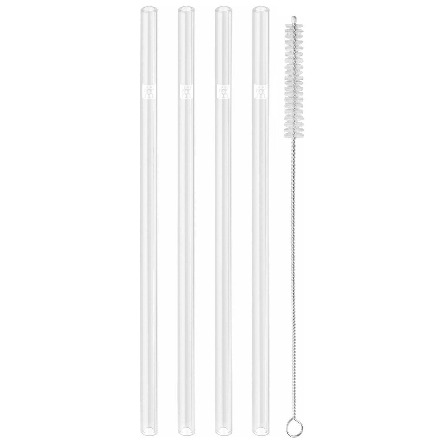 Zwilling Sorrento Glassugrör Raka Rengöringsborste 4-pack Transparent