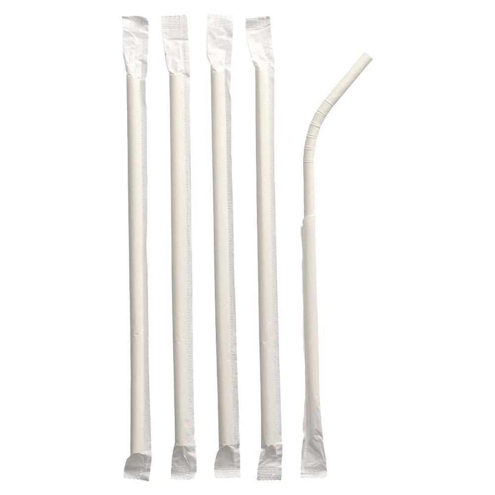 Papstar Papperssugrör 100-pack