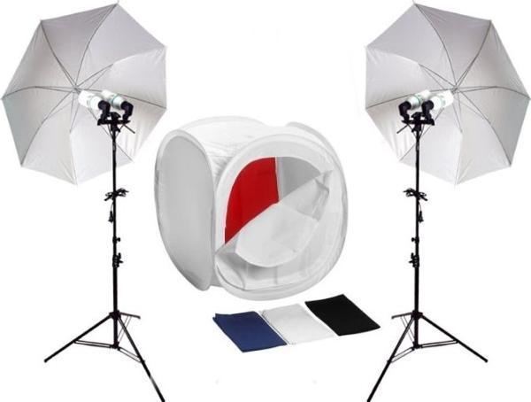 Massa studio kit Shadowless photography kit 2x 325W/40cm tent