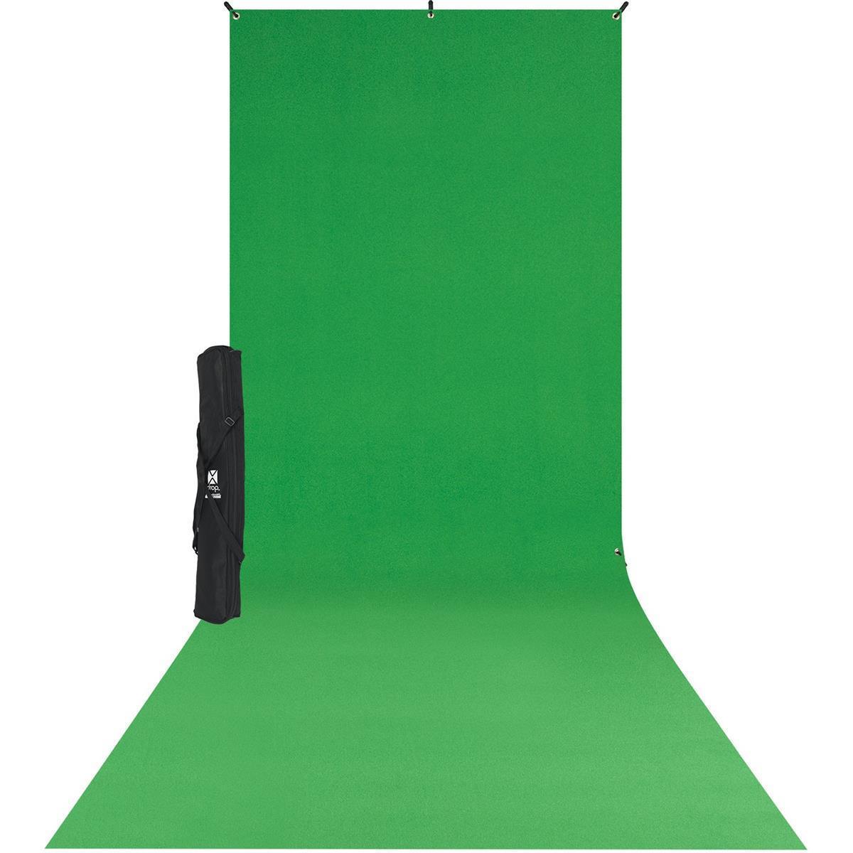 Westcott X-Drop Wrinkle-Resistant Backdrop Kit with Chroma-Key Screen Backdrop