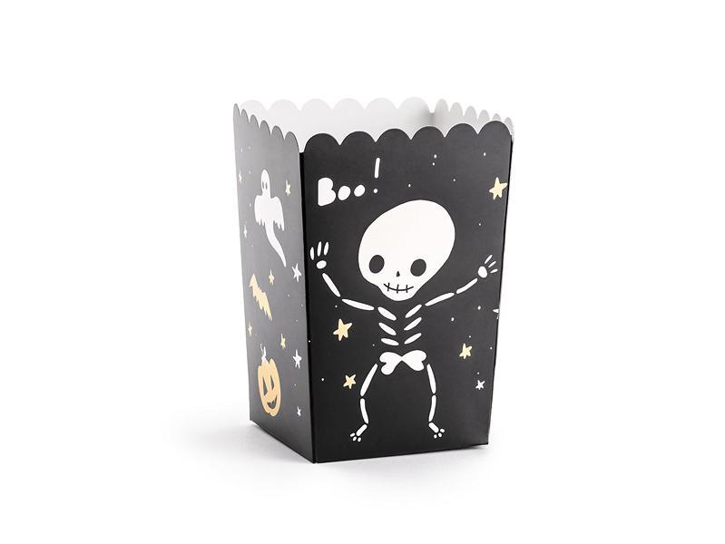 PartyDeco Popcorn Box Boo 6-pack