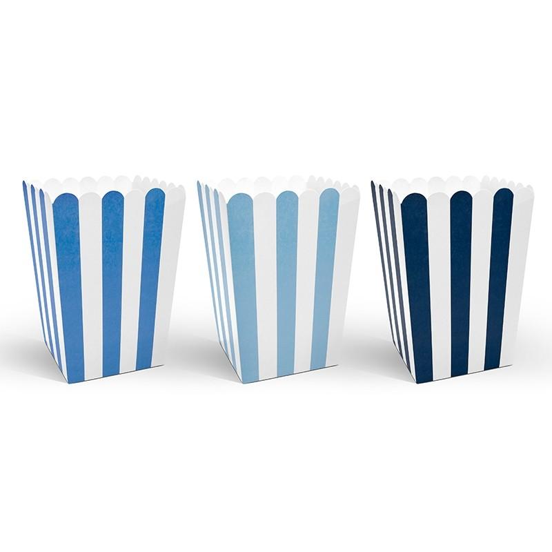 PartyDeco Popcorn Box Little Plane 6-pack