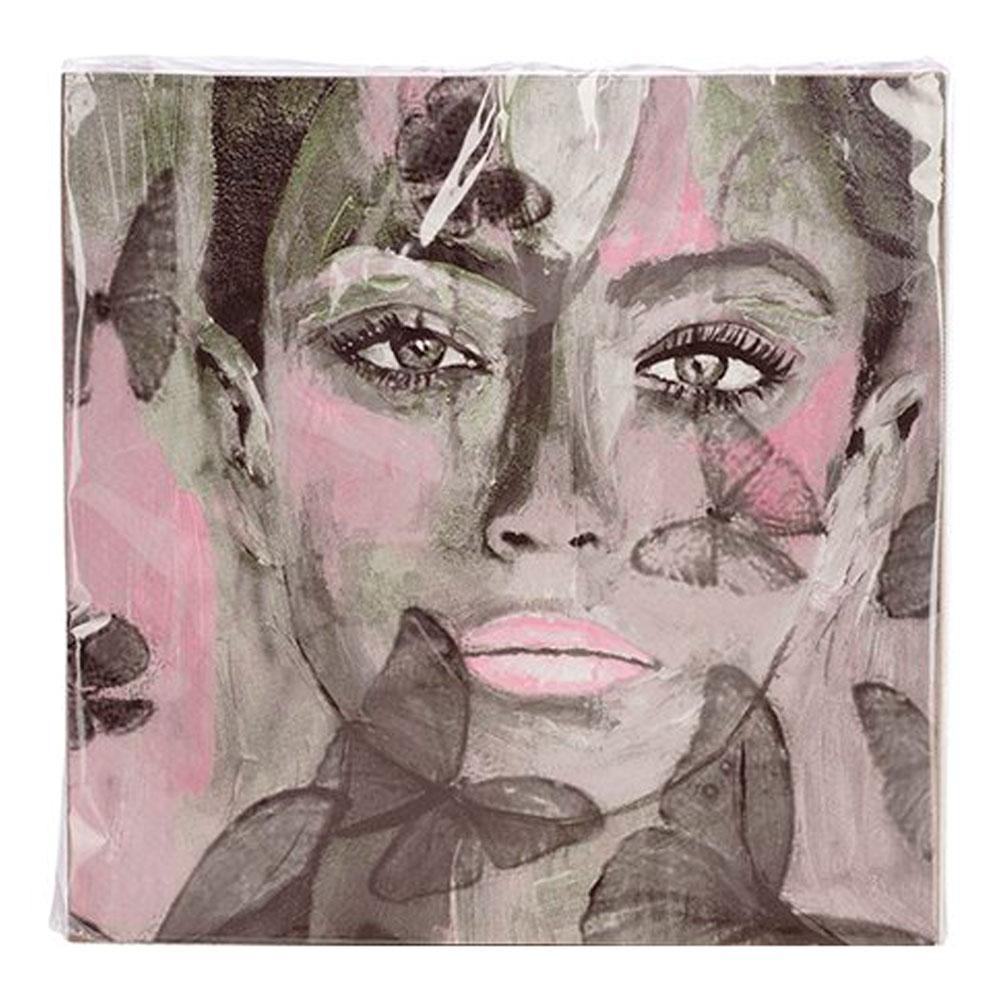 Gynning Design Butterfly Queen Servett, Rosa