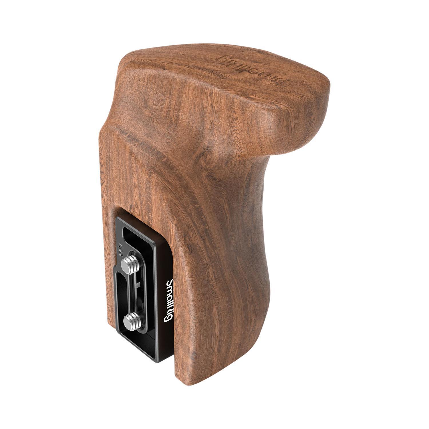 Smallrig 2457 Wooden Grip + Quick Release