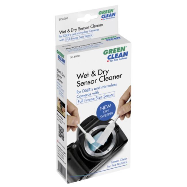 Green Clean Sensor Cleaner Wet Foam And Dry Sweeper, Full Frame 25X
