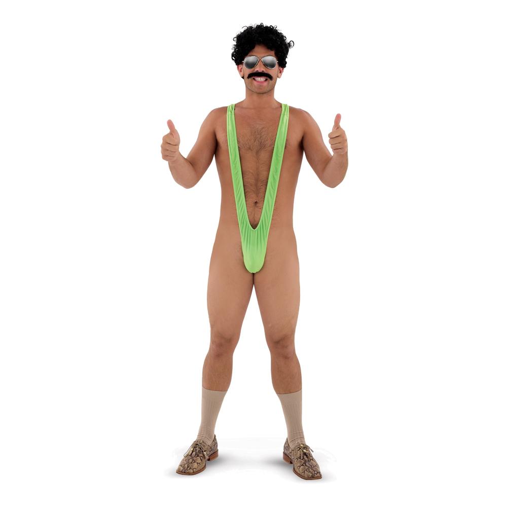 Smiffys Borat Mankini Lime Green
