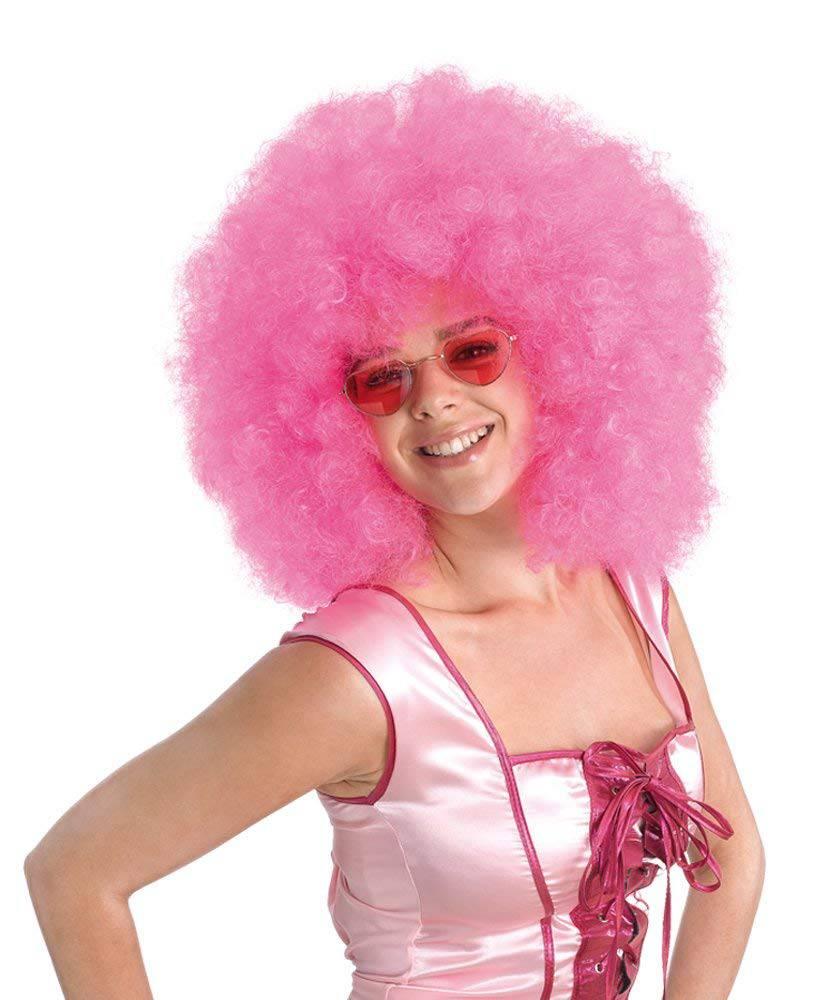 Bristol Mega Afro Wig - Pink