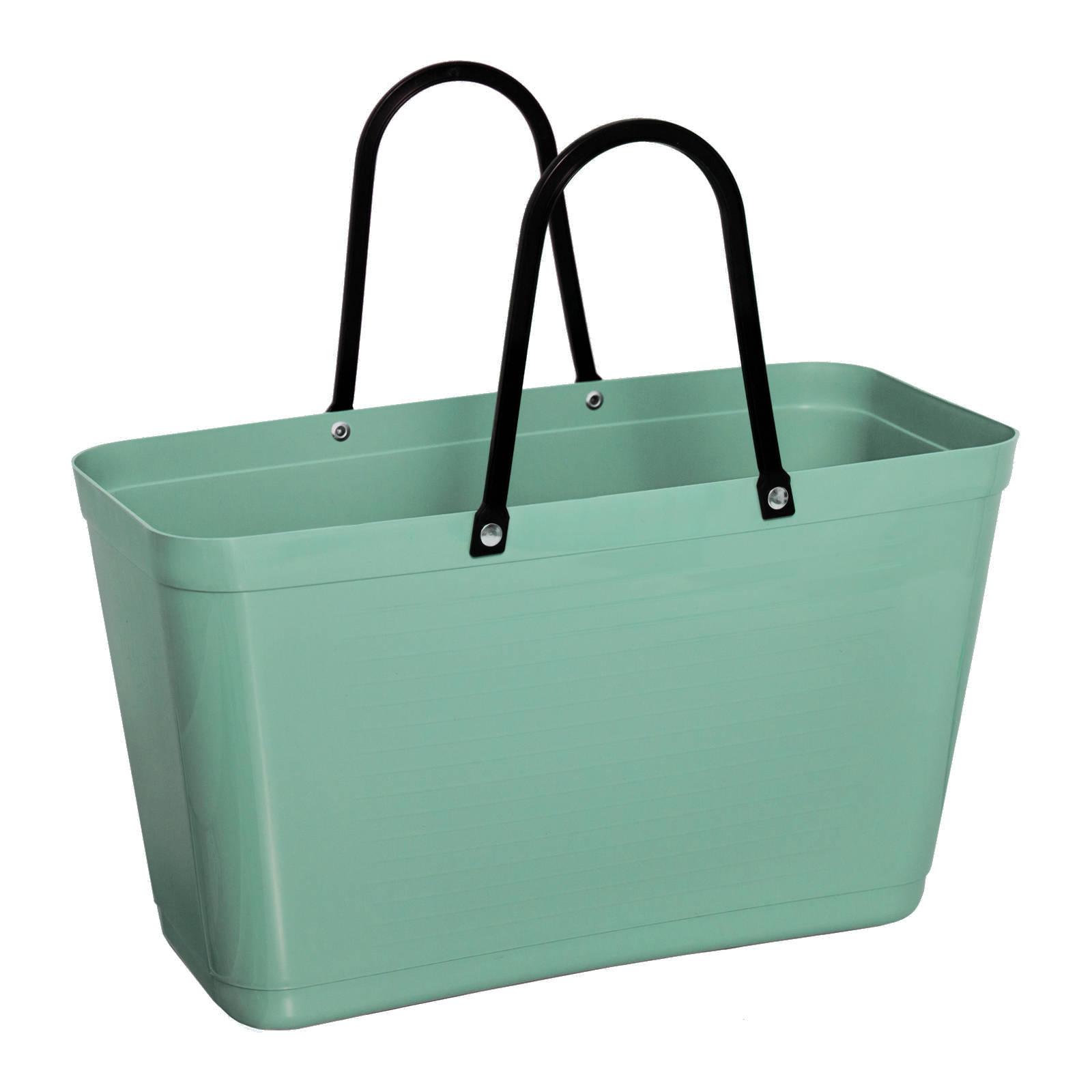 Hinza Shopping Bag Large (Green Plastic) - Olive Green