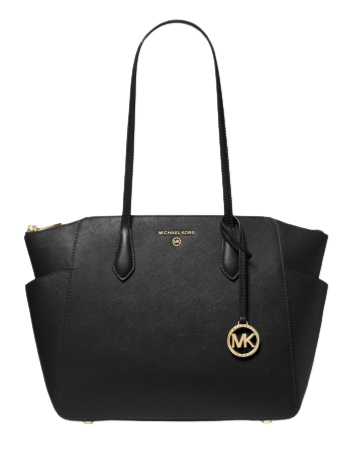 Michael Kors Marilyn Medium Saffiano Leather Tote Bag - Black