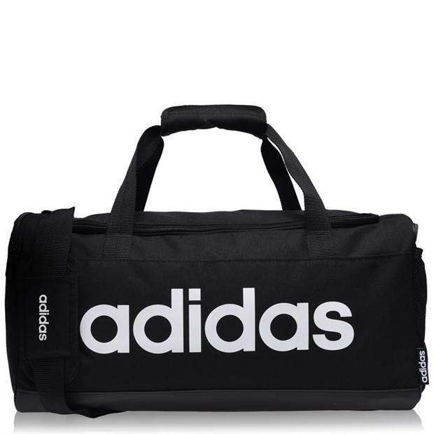 adidas Essentials Logo Duffel Bag XS 25L - Black/White
