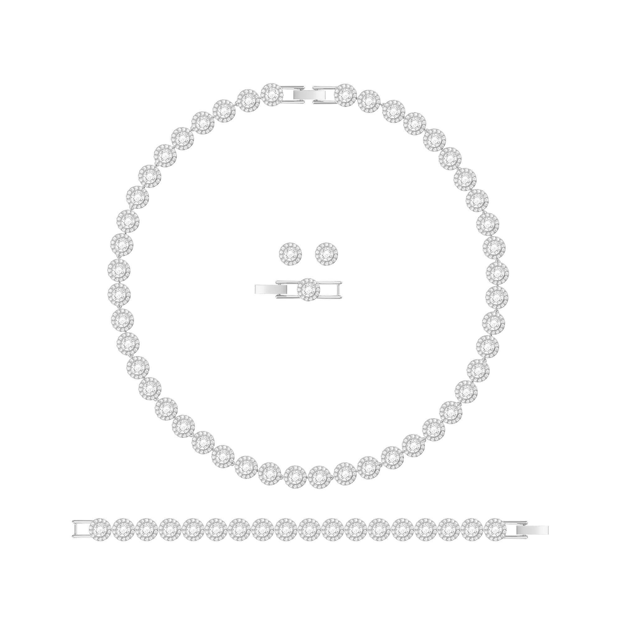 Swarovski Angelic All Around Set - Silver/Transprant