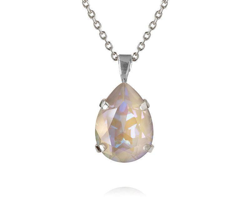 Caroline Svedbom Mini Drop Necklace Halsband Rhodium