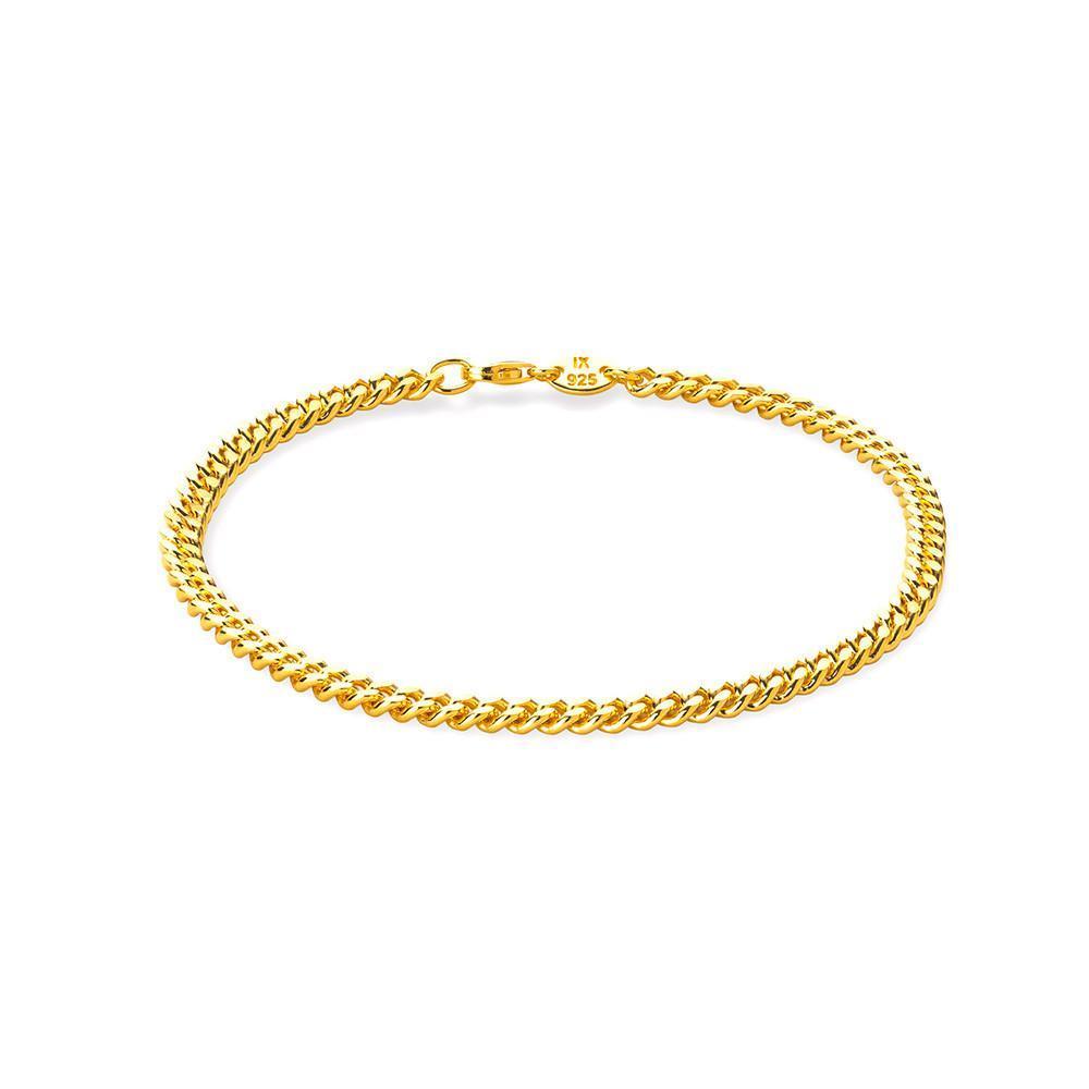 IX Studios Curb Anklet - Gold
