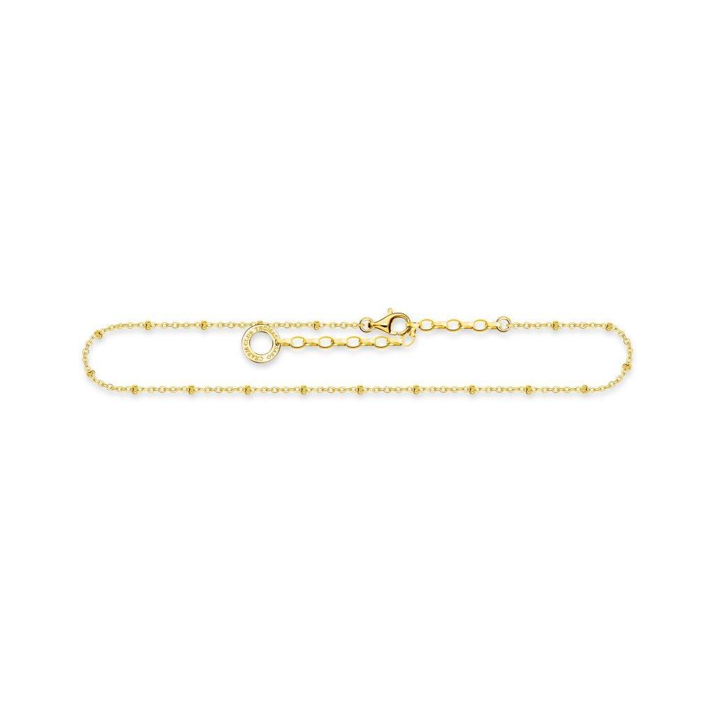 Thomas Sabo Dots Chain Ankle - Gold