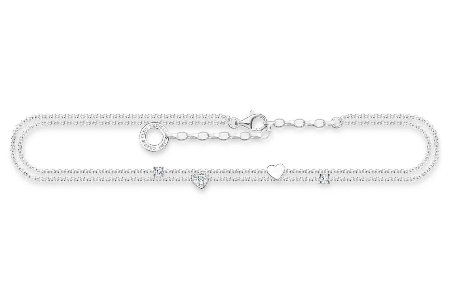Thomas Sabo Anklet Chain - Silver/White