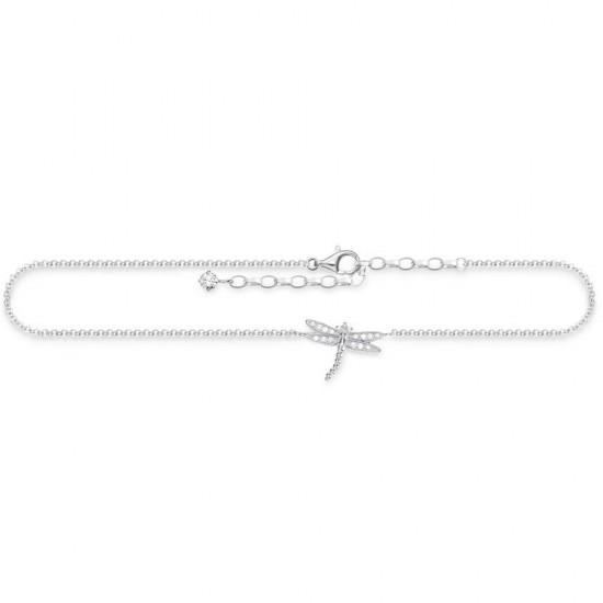 Thomas Sabo Dragonfly Anklets - Silver/Transparent