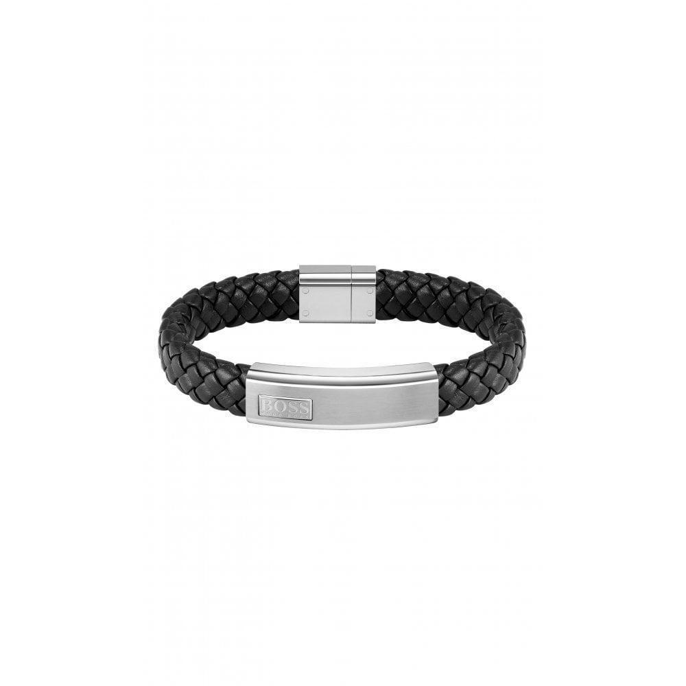 HUGO BOSS Lander Bracelet - Black/Silver
