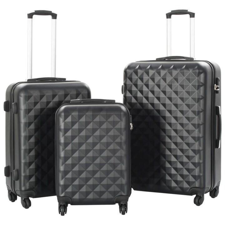 vidaXL Hardcase Suitcase - 3 delar