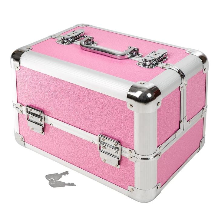 tectake Vanity Case - Rose