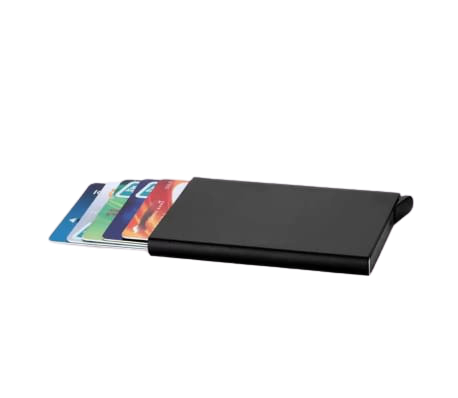 INF Pop-up Card Holder with RFID - Black