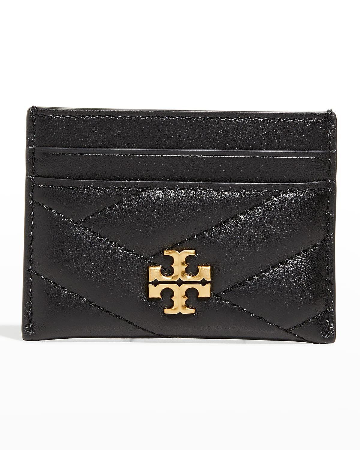 Tory Burch Kira Chevron Card Case - Black