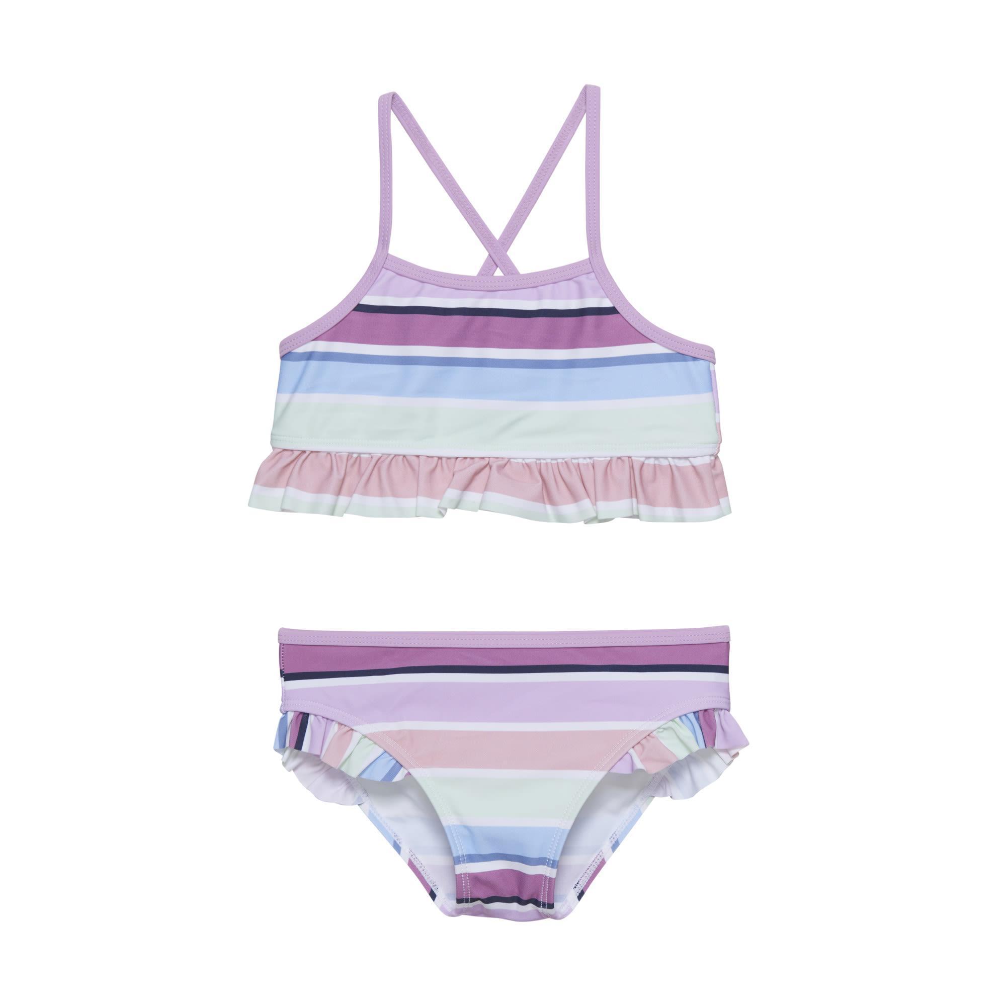 Color Kids Bikini W. Frills AOP fepojkar