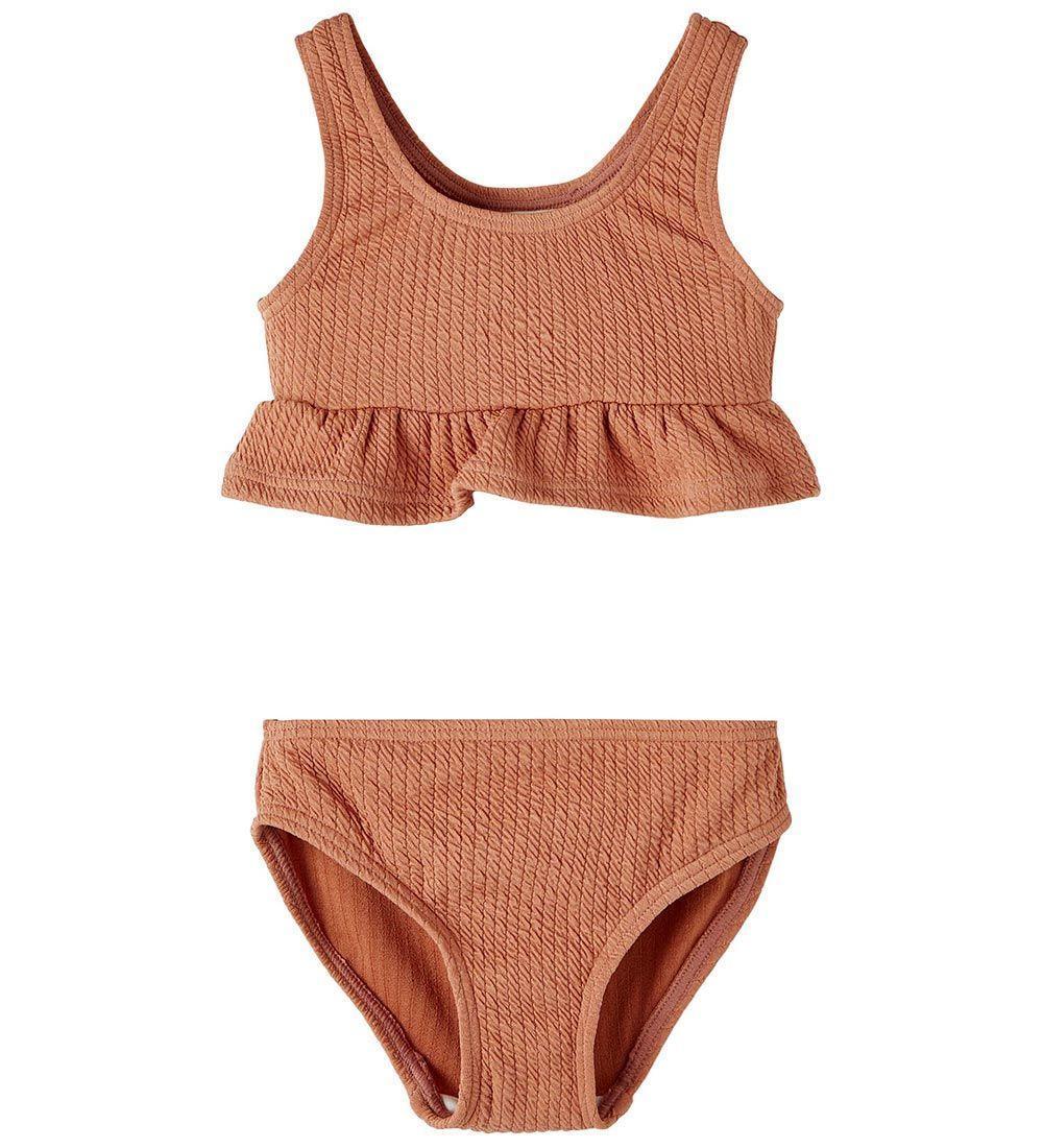 Lil'Atelier Bikini NmfFlora Mocha Mousse år (104) Lil Badkläder