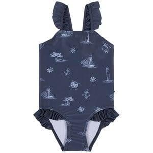 ebbe Kids Sheena Swimsuit - Navy Ship Print