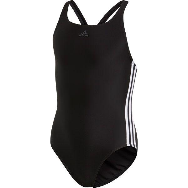 adidas Athly V 3-Stripes Swimsuit - Black/White (DQ3319)