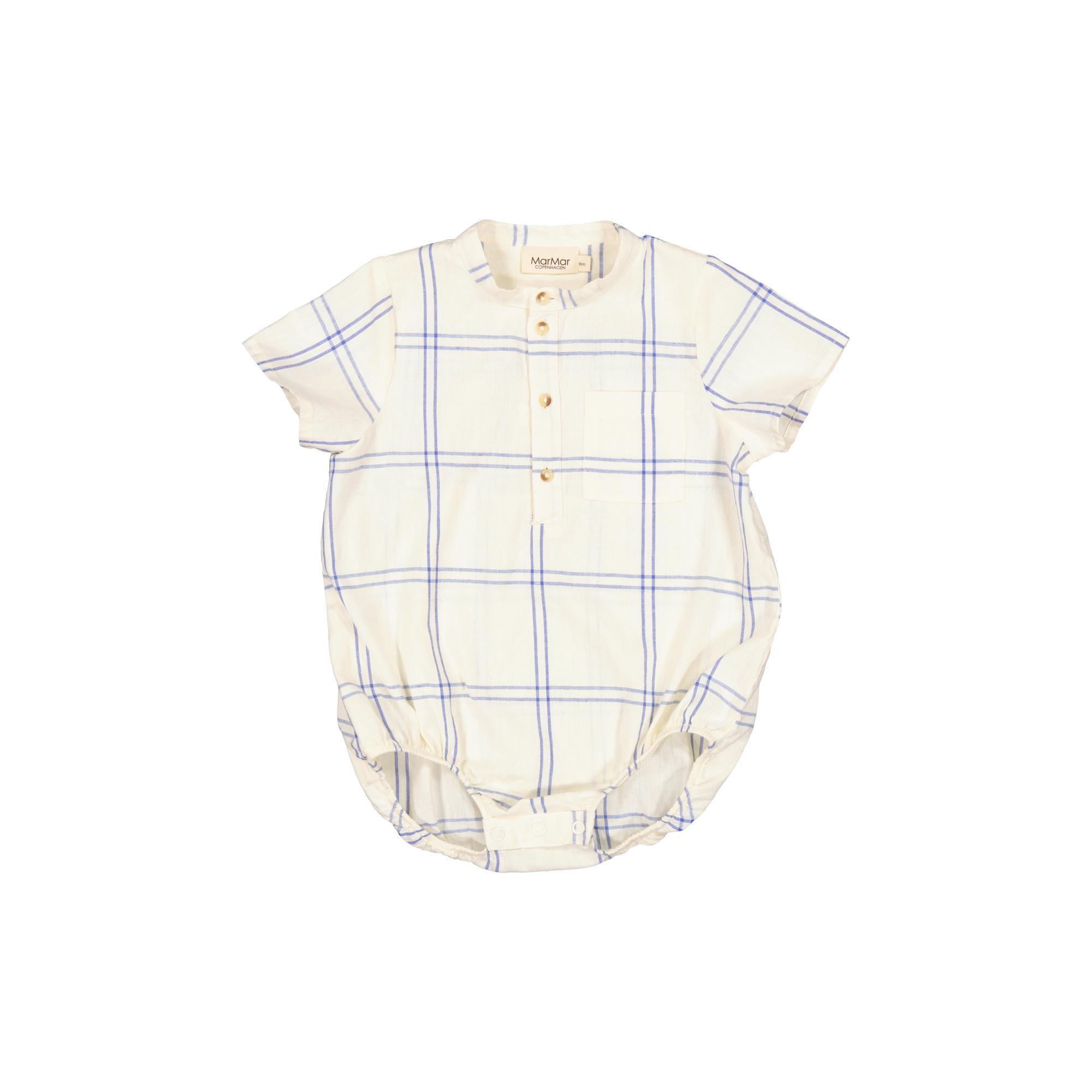 MarMar Copenhagen Rico Romper, Blue Check