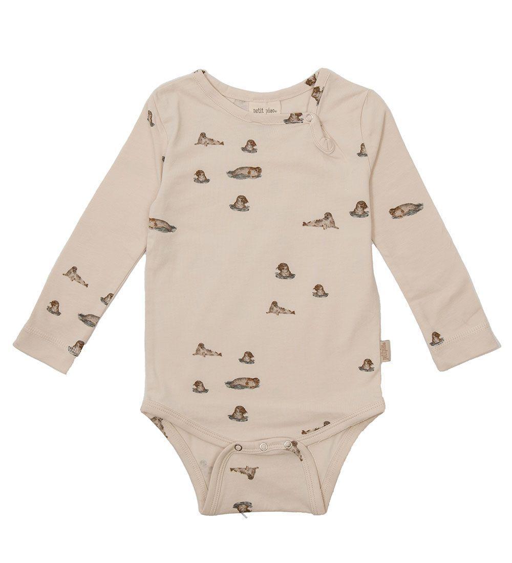 Petit Piao Body l/ä Tryckt Seal 74 Body L/Ä