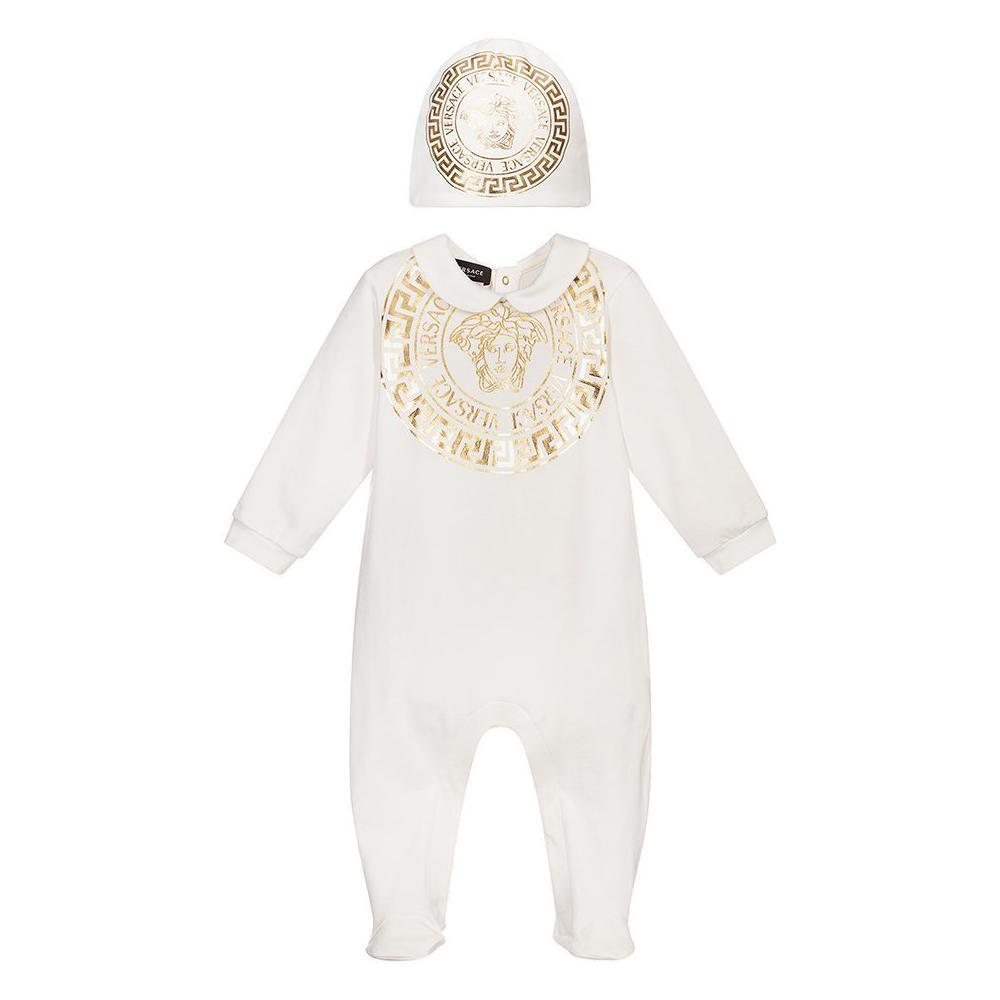 Versace Baby Medusa Set - White (1000317-1A01341)