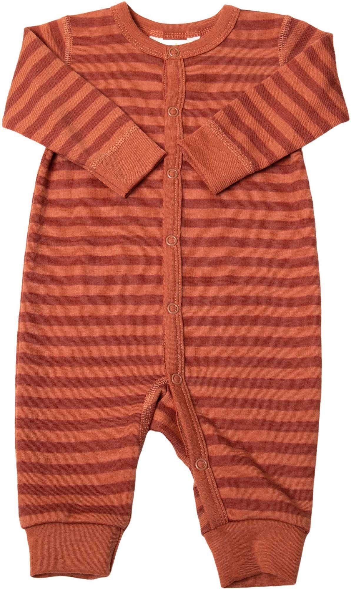 Joha Wool Stripe Overalls - Red (35863-246-7091)