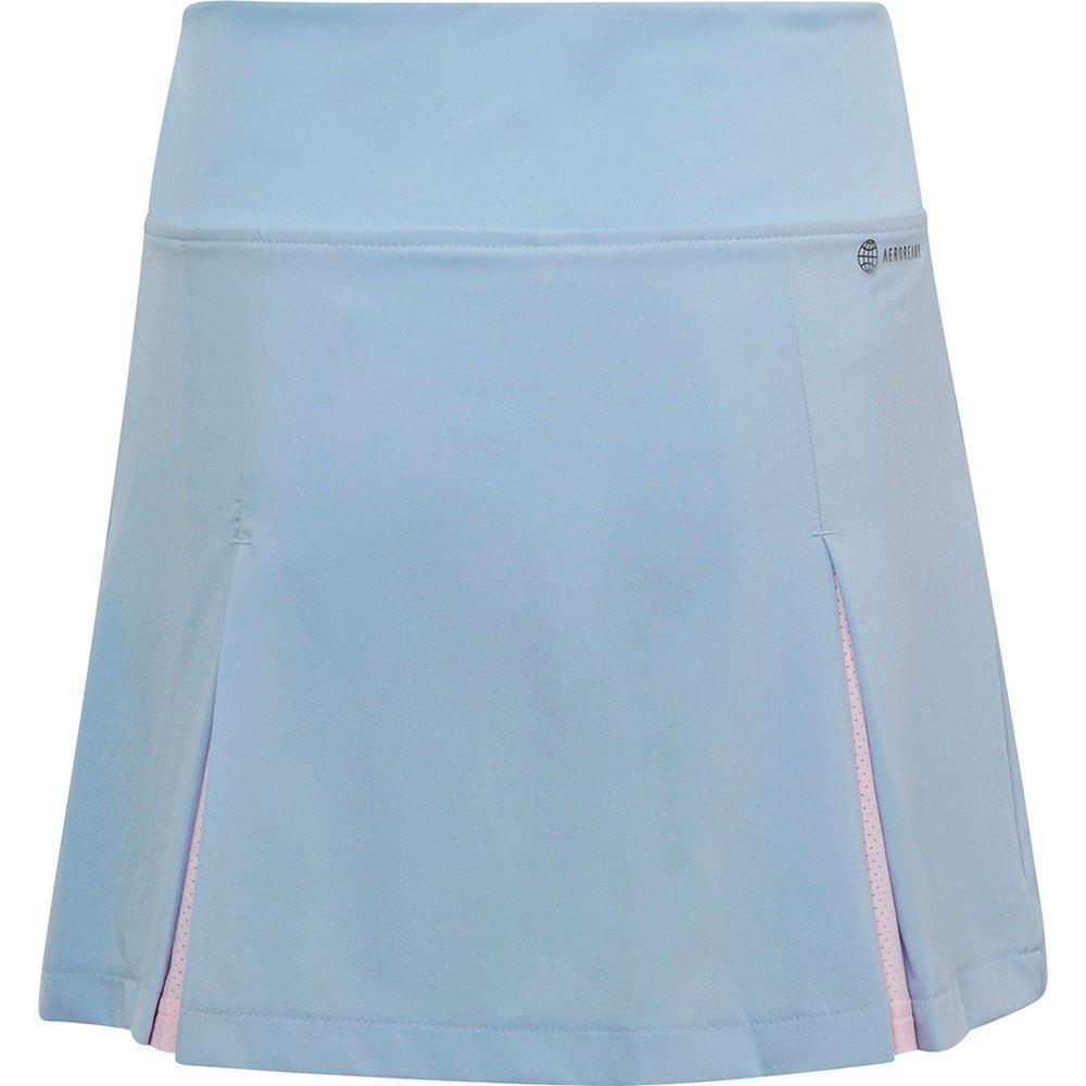 adidas Girl's Club Tennis Pleated Skirt - Blue Dawn (HS0544)