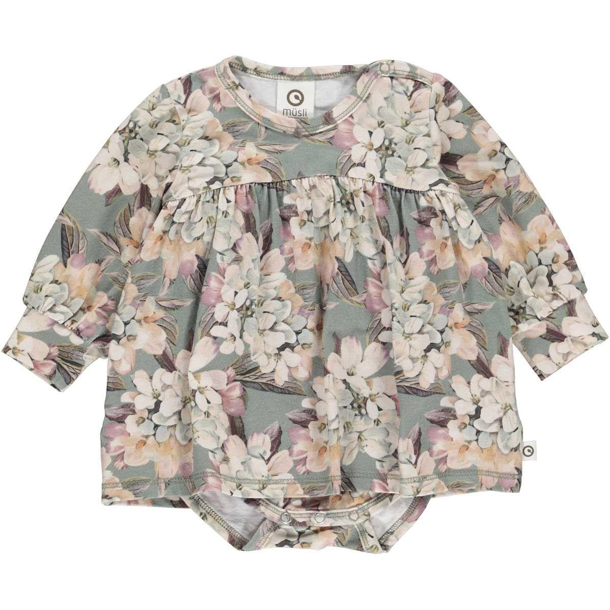 Müsli Hydrangease Body Dress with Floral Print