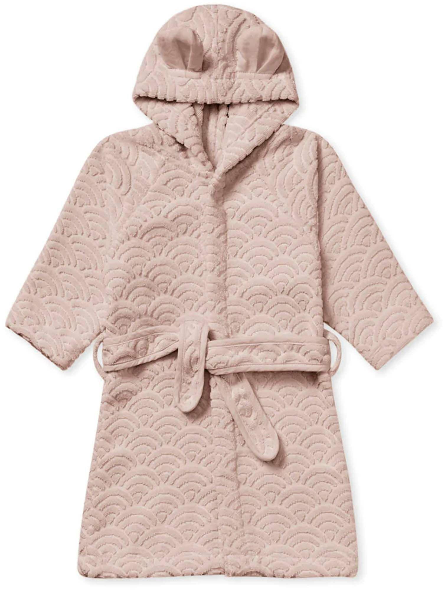 Wood Wood Badrock med Huva - Dusty Rose (637-22)