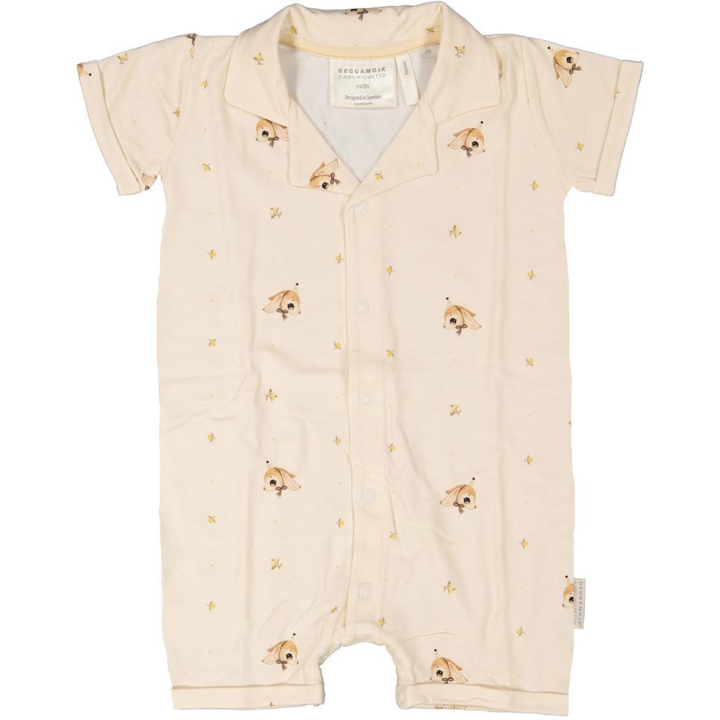 Geggamoja Long Ear Bambu Sommardräkt - Beige (209422151)