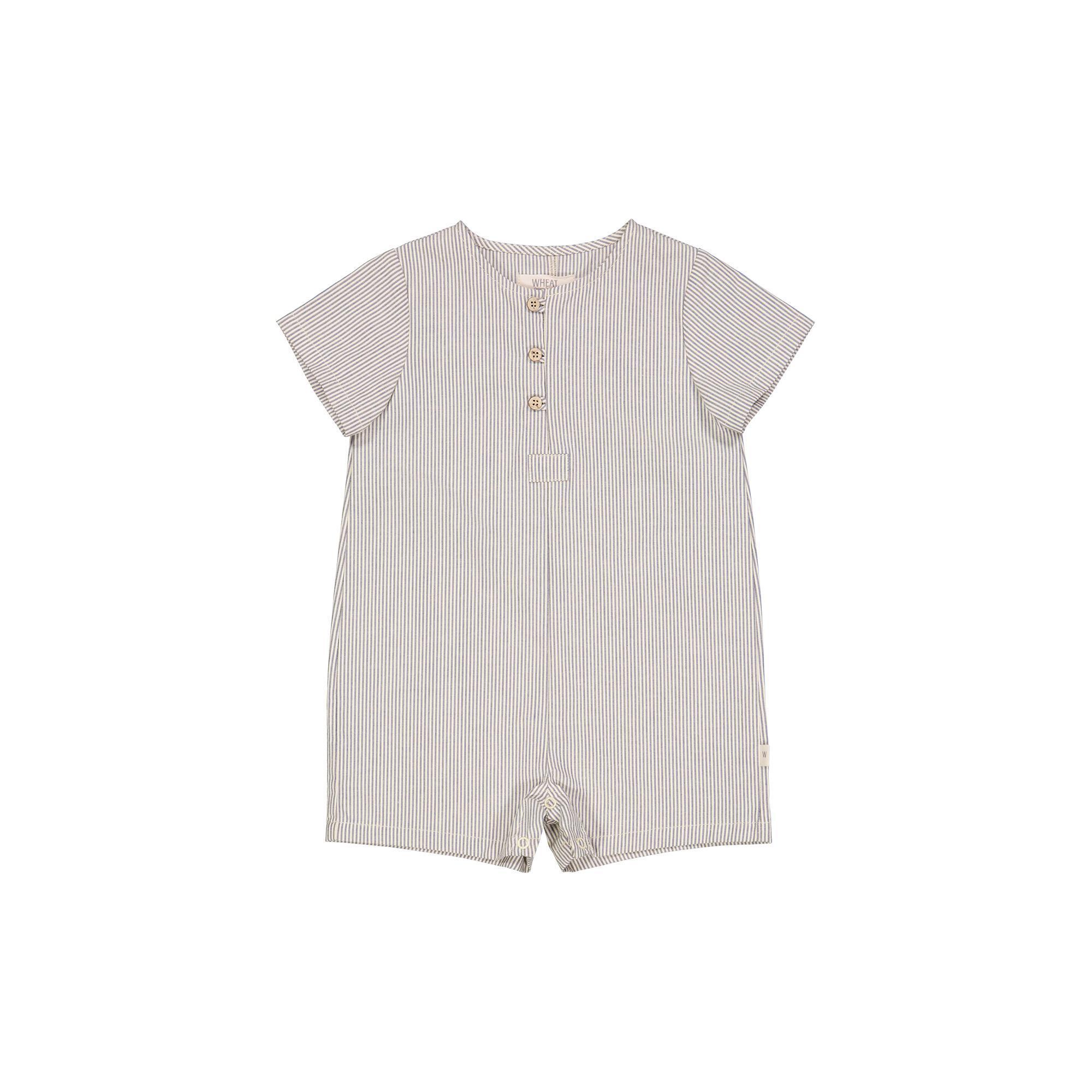 Wheat Sommardräkt Niller Classic Blue Stripe 62 Sommardräkt
