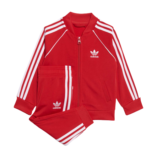 adidas Infant Adicolor SST Tracksuit - Vivid Red/White (HE4747)