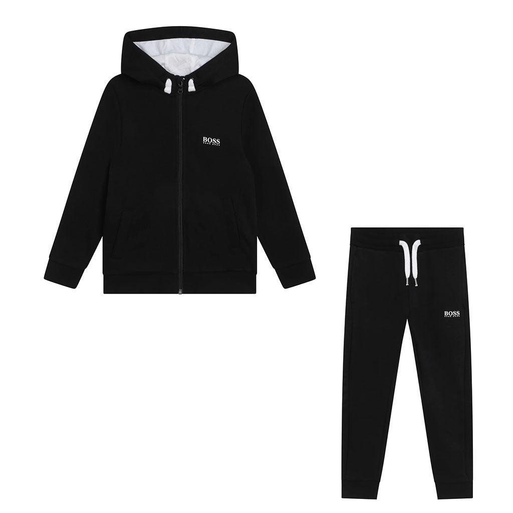 HUGO BOSS Boy's Tracksuit - Black (J28099-09B)