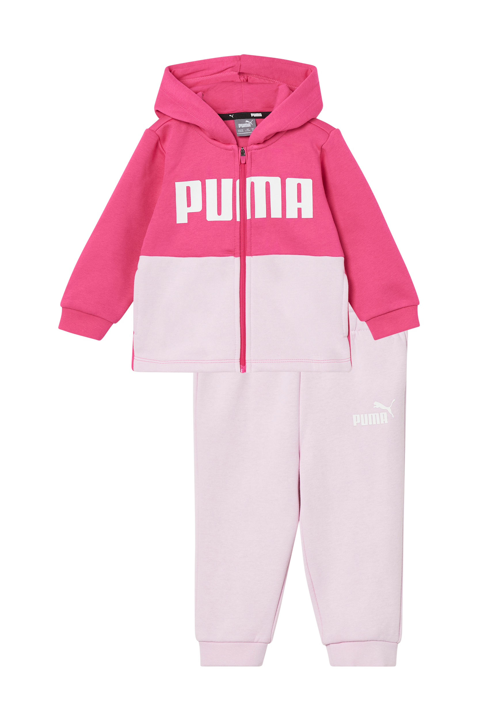 Puma Sweatset Minicats Colorblock Jogger Pearl Rosa år (104) Sweatset