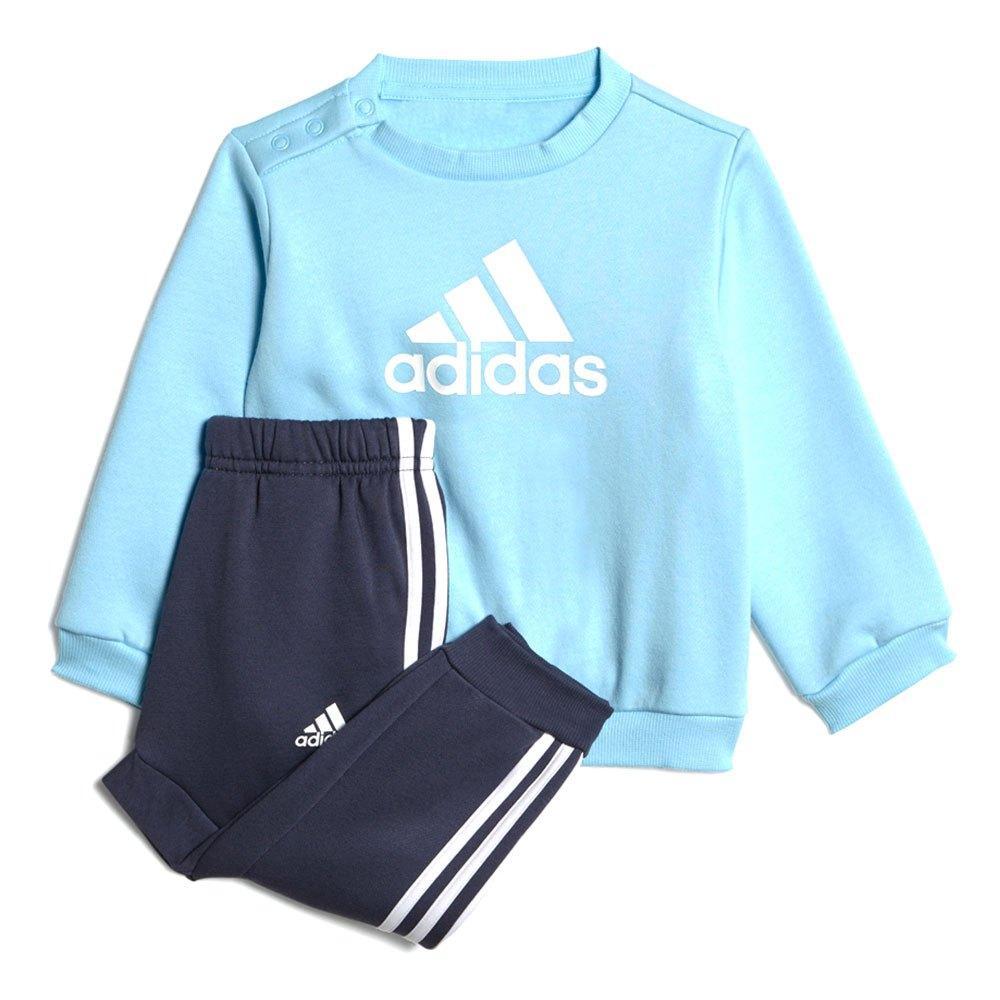 adidas Infant Badge of Sport Jogger Set - Bliss Blue/White (HM8940)