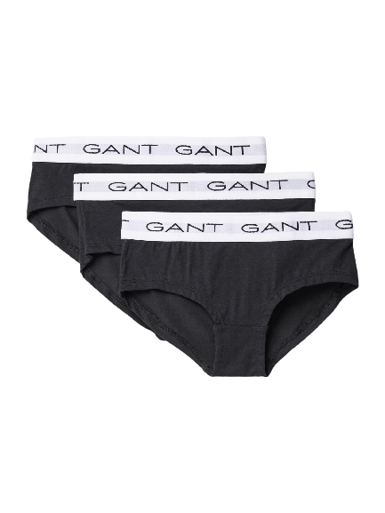 Gant Teen Girl's Shorty Underwear 3-pack - Black (902046602-5)