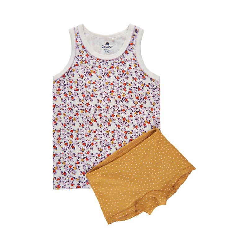 CeLaVi Girl Print Underwear Set - Narcissus (5671-385)