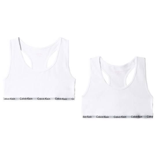 Calvin Klein Cotton Bralettes 2-pack - White